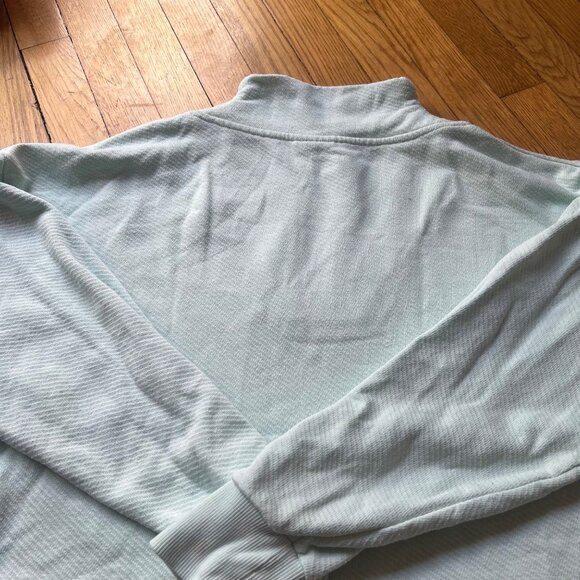 Sweaty Betty Size XS Pearl Blue Nestle Up Half Zip Pullover Sweatshirt - Picture 14 of 16